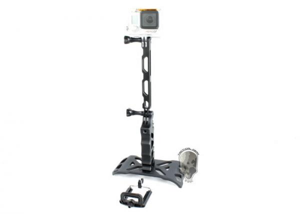 G TMC Tactical style Stand, Grip n Extender FOR GOPRO (Black)